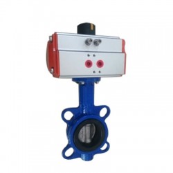 遠通DN80/DA304不銹鋼氣動蝶閥