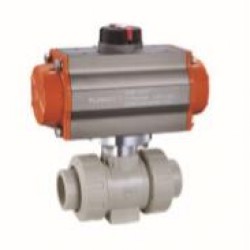 雙由令氣動塑料球閥，氣動閥門簡介，遠通工業